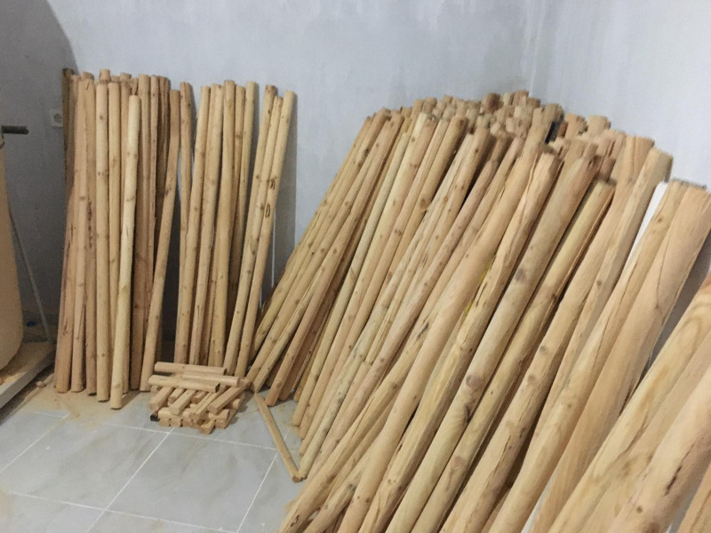 Wooden stakes